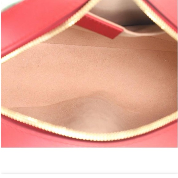 Gucci Chain Crossbody Bag Blooms Print GG Coated Canvas Mini - Picture 4 of 5